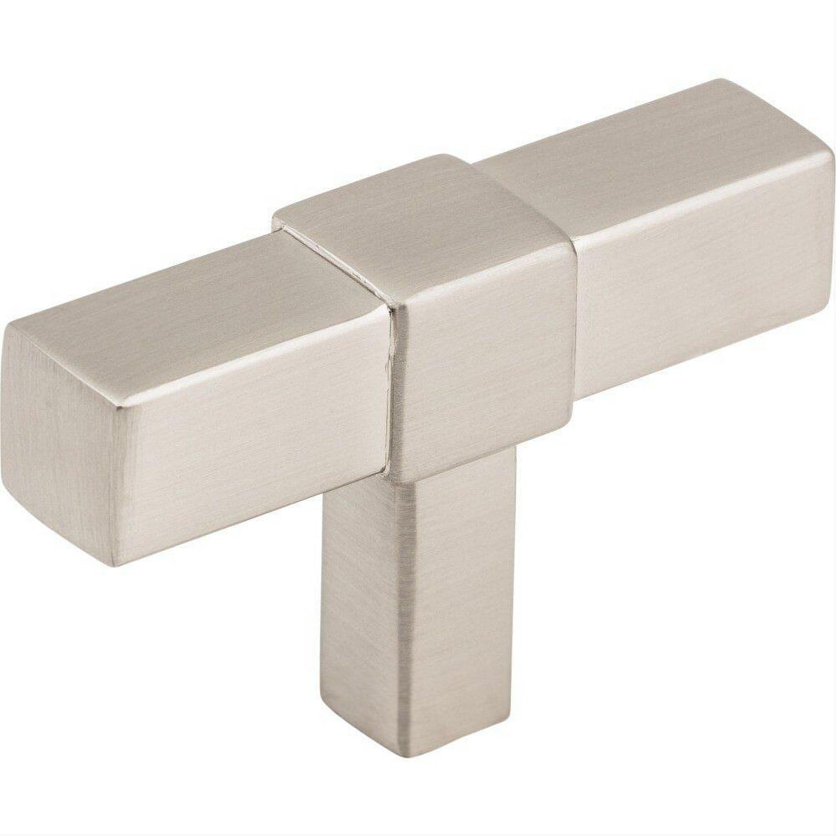 Jeffrey Alexander 293T-SN Zane 2" Zinc Cabinet T-Shaped Cabinet Knob Satin Nickel