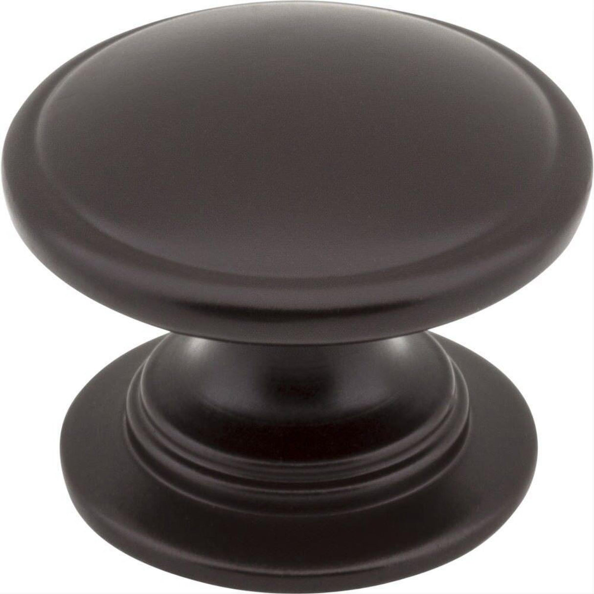 Jeffrey Alexander 3980-ORB Durham 1-1/4" Zinc Cabinet Knob Dark Bronze