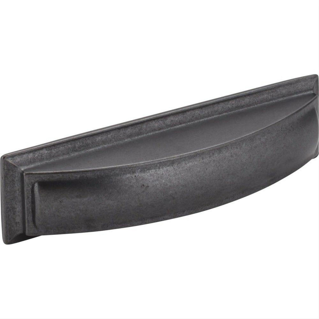 Jeffrey Alexander 436-96DACM-96 Annadale 5" Zinc Pillow Top Cabinet Cup Pull Gun Metal
