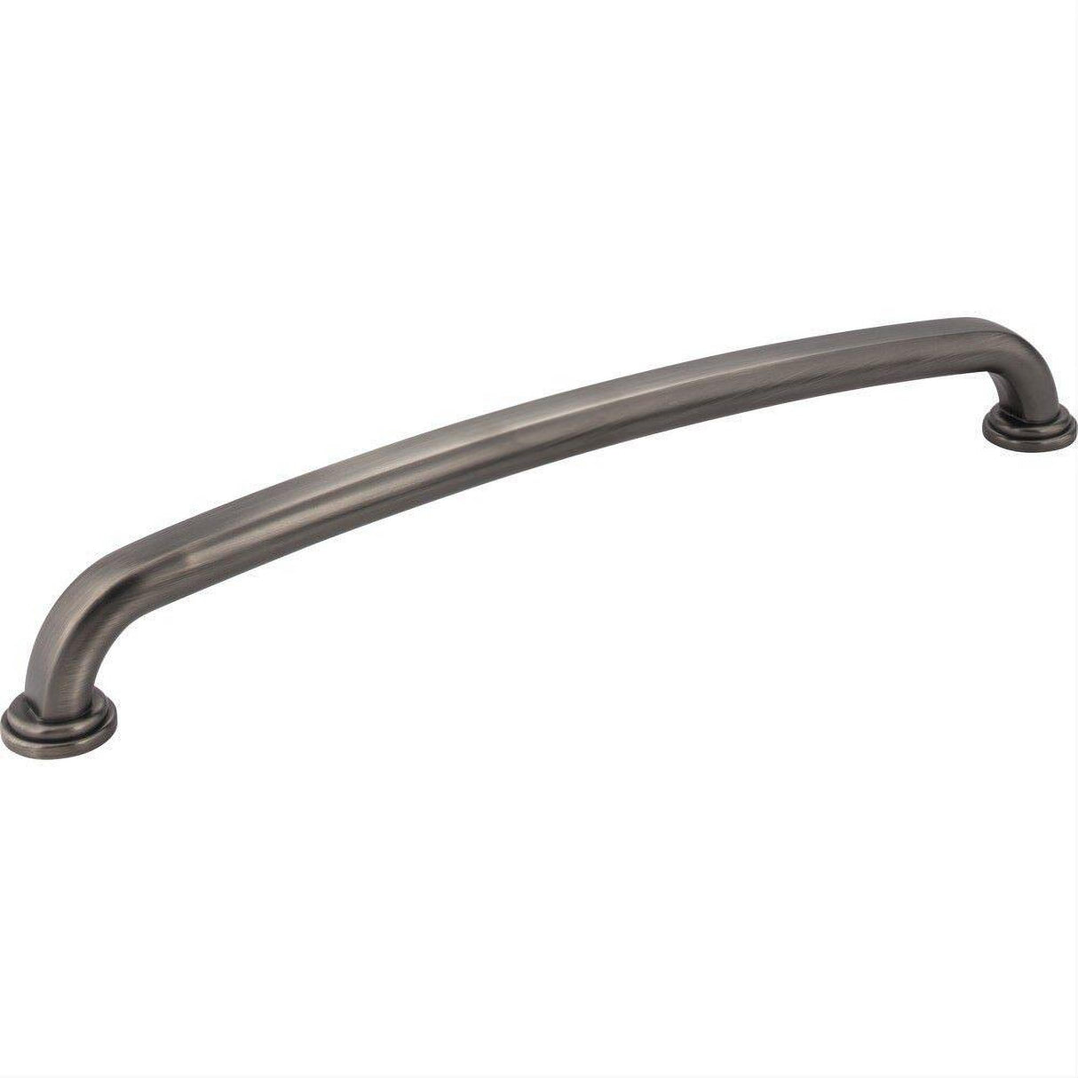 Jeffrey Alexander 527-12BNBDL-12 Bremen 1 13-1/16" Zinc Appliance & Cabinet Pull Brushed Pewter