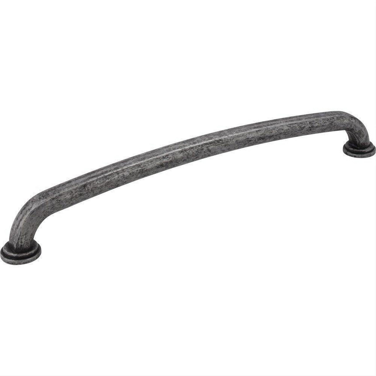 Jeffrey Alexander 527-12SIM-12 Bremen 1 13-1/16" Zinc Appliance & Cabinet Pull Distressed Antique Silver