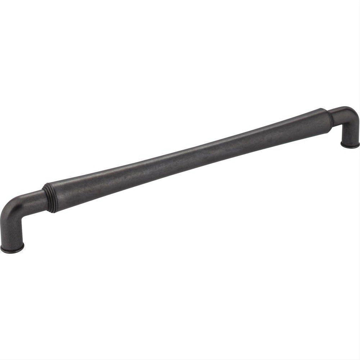 Jeffrey Alexander 537-12DACM-12 Bremen 2 12-11/16" Zinc Appliance & Cabinet Pull Gun Metal