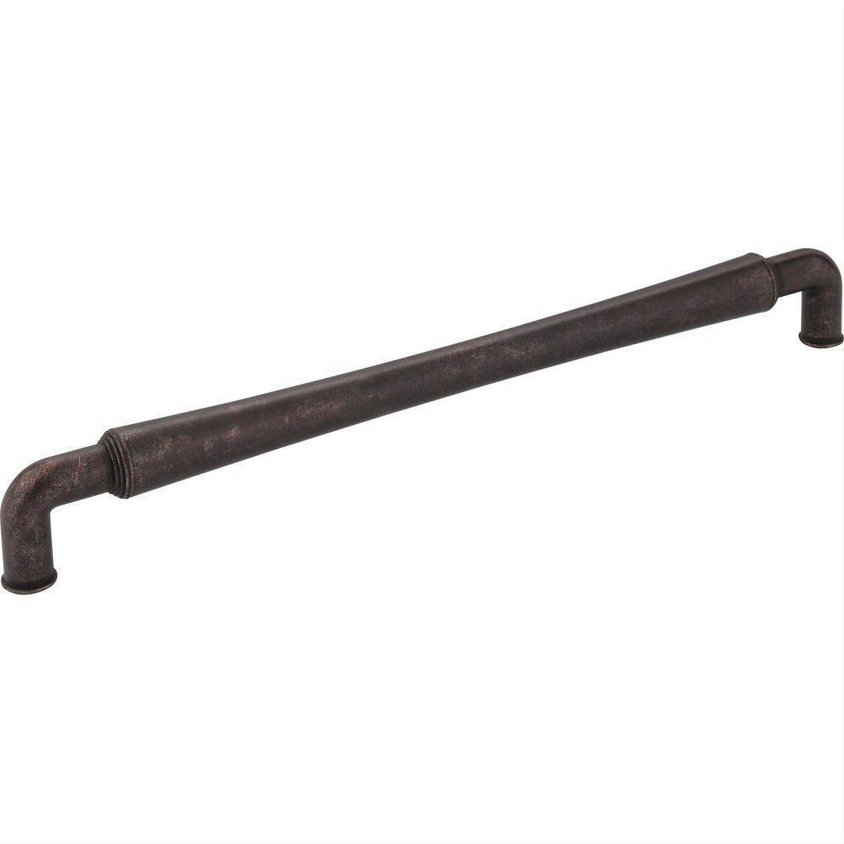 Jeffrey Alexander 537-12DMAC-12 Bremen 2 12-11/16" Zinc Appliance & Cabinet Pull Distressed Oil Rubbed Bronze