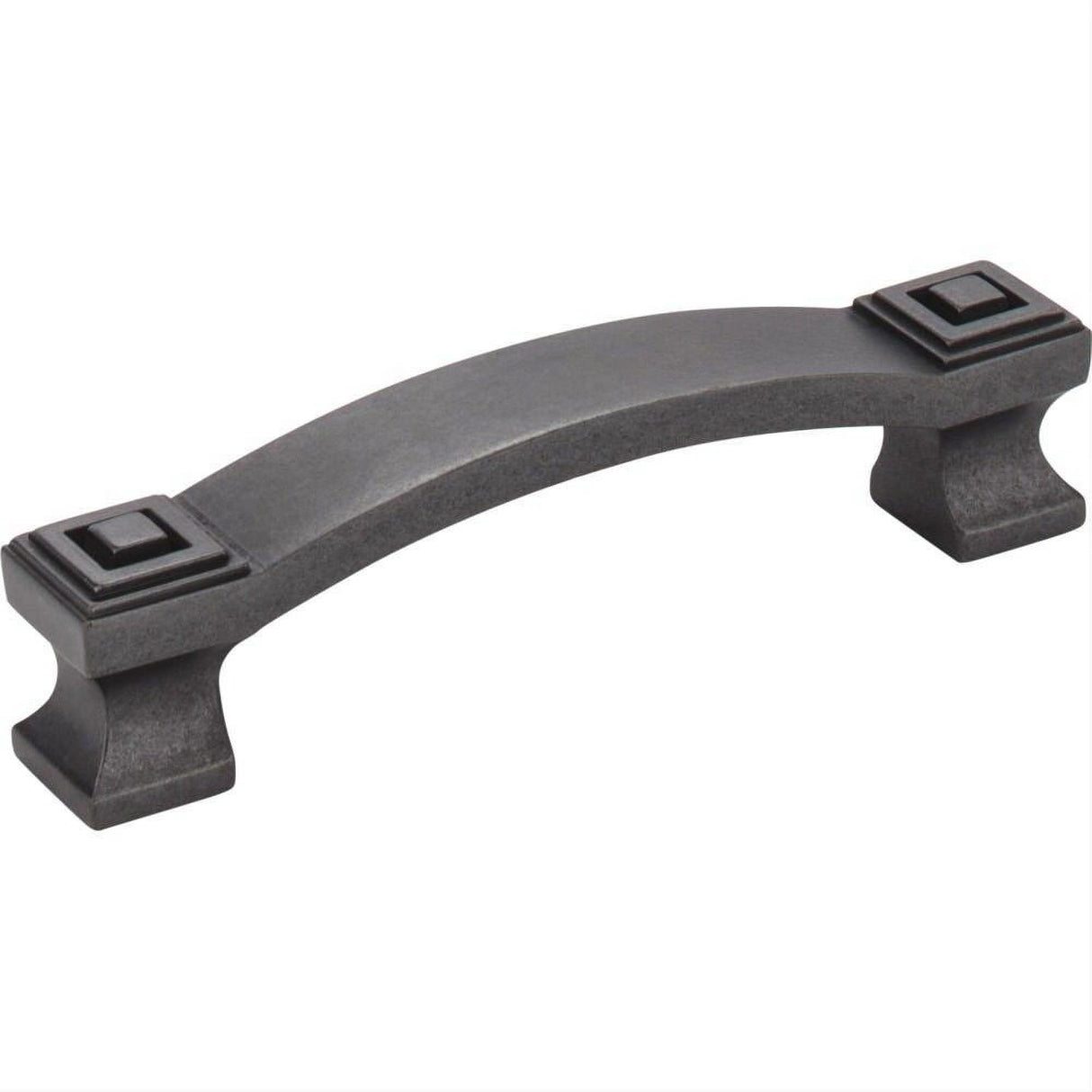 Jeffrey Alexander 585-96DACM-96 Delmar 4-1/2" Zinc Cabinet Pull Gun Metal