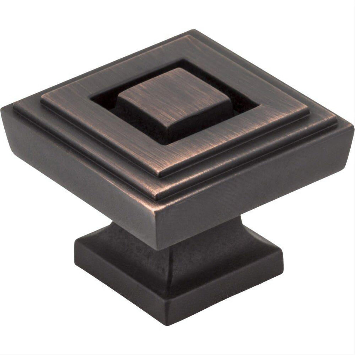 Jeffrey Alexander 585L-DBAC Delmar 1-1/4" Zinc Large Cabinet Knob Brushed Oil Rubbed Bronze