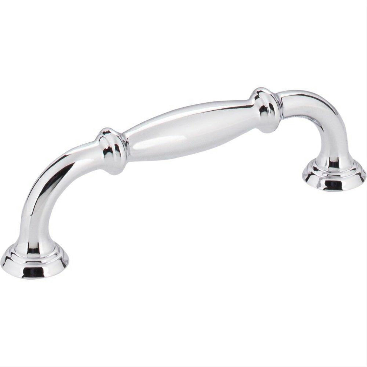 Jeffrey Alexander 658-96PC-96 Tiffany 4-1/2" Zinc Cabinet Pull Polished Chrome