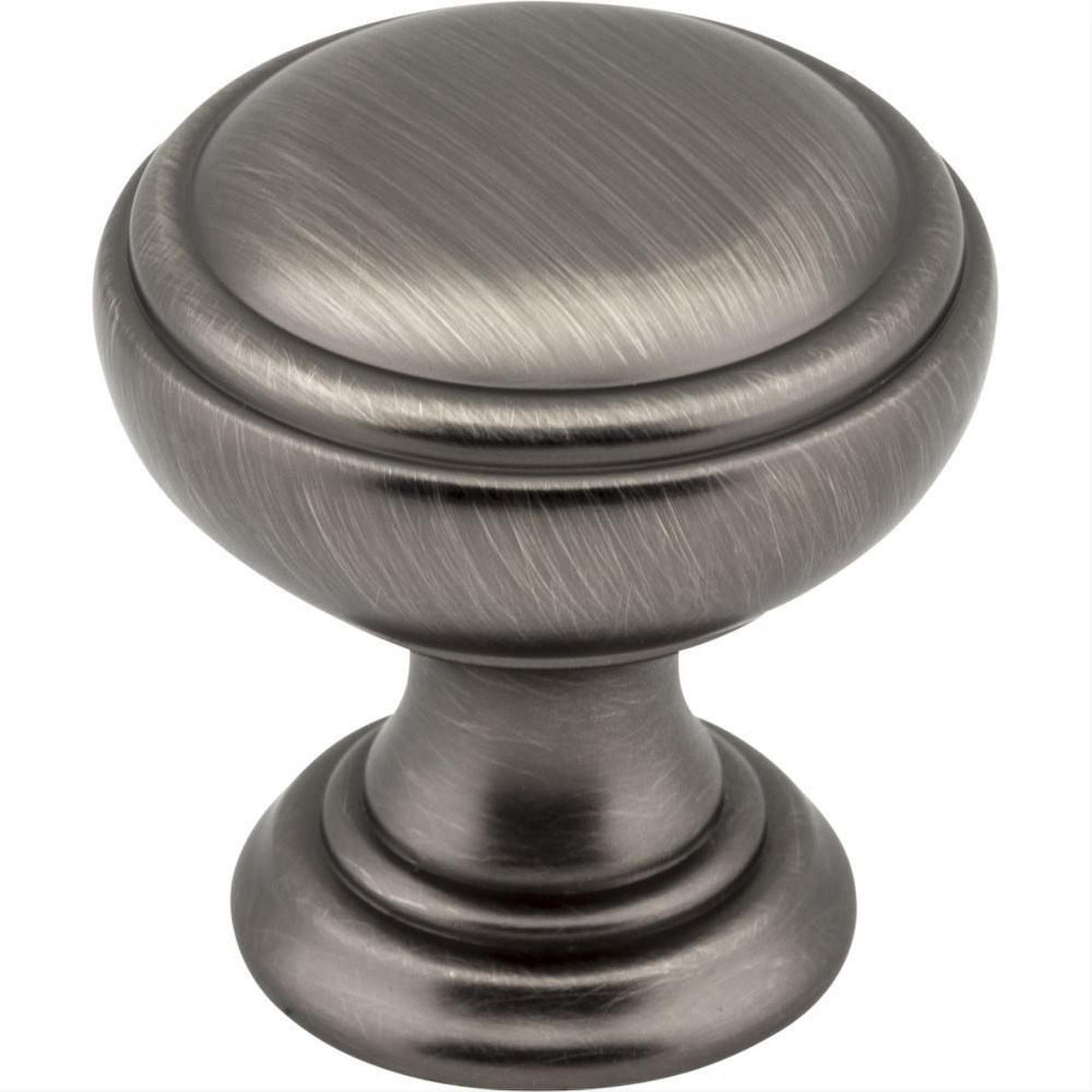 Jeffrey Alexander 658BNBDL 658 Tiffany Zinc Cabinet Knob Brushed Pewter
