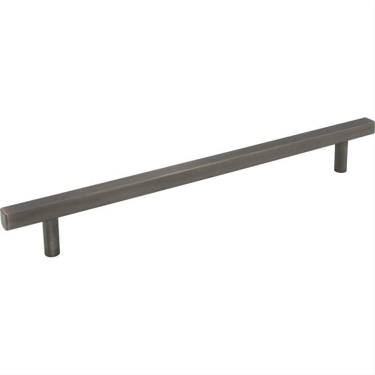 Jeffrey Alexander 845-12BNBDL-12 Dominique 15" Zinc Appliance & Cabinet Pull Brushed Pewter