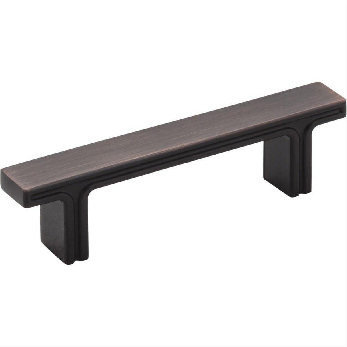 Jeffrey Alexander 867-3DBAC-3 Anwick 4-5/16" Zinc Cabinet Pull Brushed Oil Rubbed Bronze