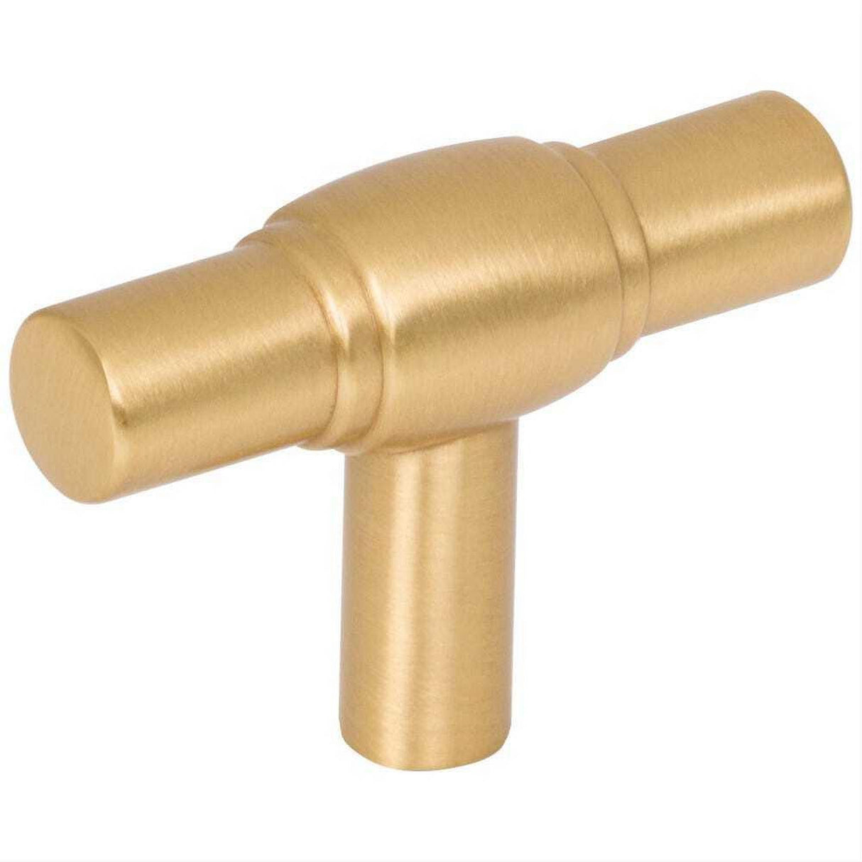 Jeffrey Alexander 885L-BG Hayworth 2" Zinc Cabinet T-Shaped Cabinet Knob Brushed Gold