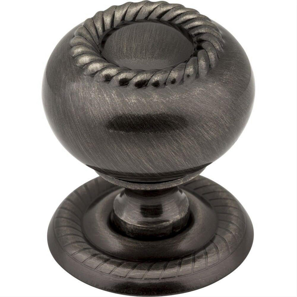 Jeffrey Alexander S6060BNB S6060 Rhodes 1-1/4" Zinc Cabinet Knob Brushed Black Nickel