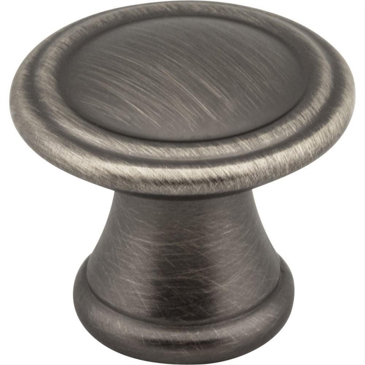 Jeffrey Alexander Z110-BNBDL Chesapeake 1-3/16" Zinc Cabinet Knob Brushed Pewter