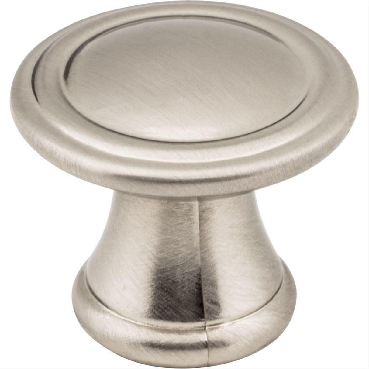 Jeffrey Alexander Z110-SN Chesapeake 1-3/16" Zinc Cabinet Knob Satin Nickel