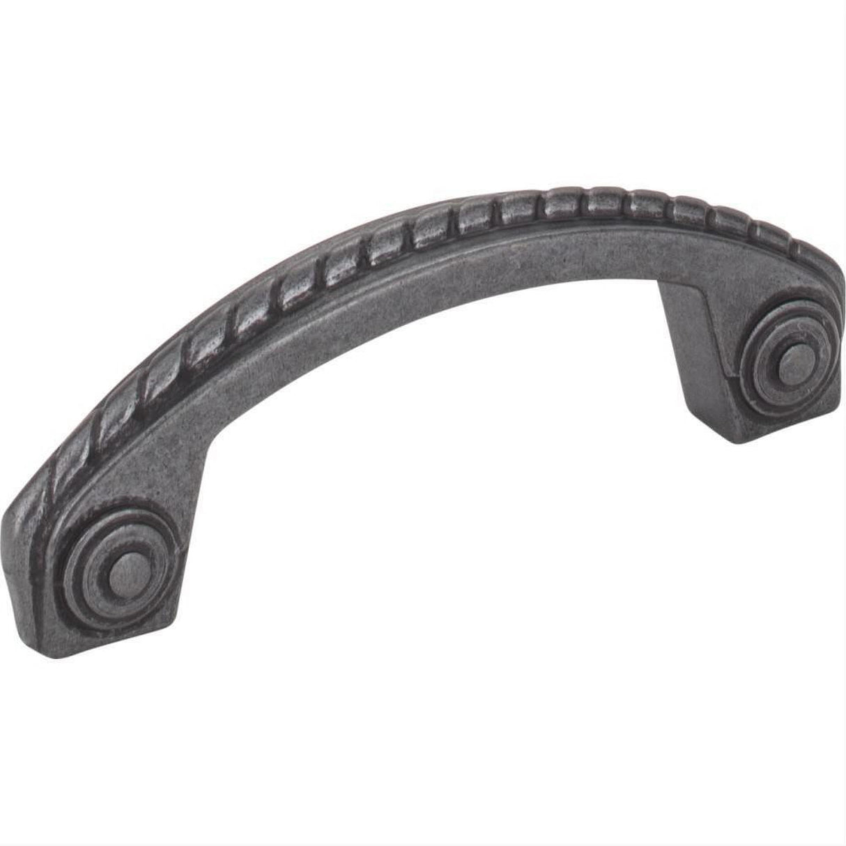 Jeffrey Alexander Z260-3DACM-3 Rhodes 3-3/4" Zinc Cabinet Pull Gun Metal