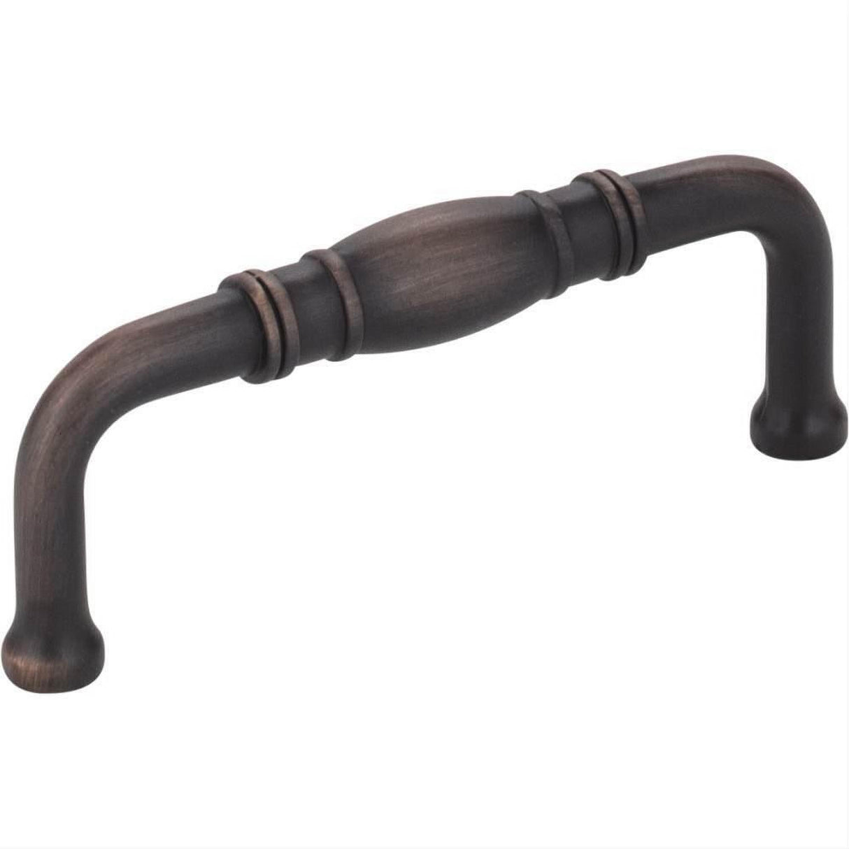 Jeffrey Alexander Z290-3-DBAC Durham 3-3/8" Zinc Cabinet Pull Brushed Oil Rubbed Bronze