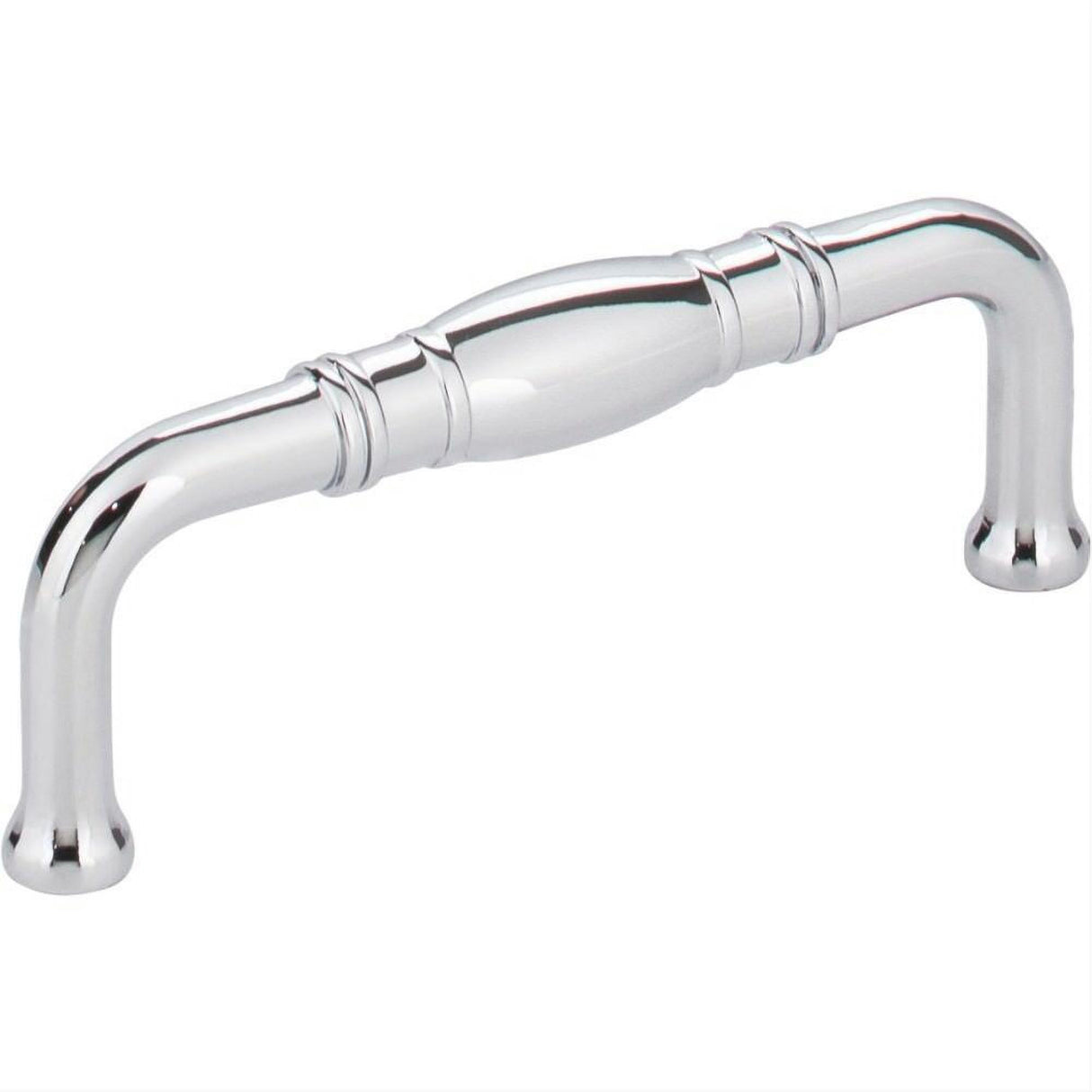 Jeffrey Alexander Z290-3-PC Durham 3-3/8" Zinc Cabinet Pull Polished Chrome