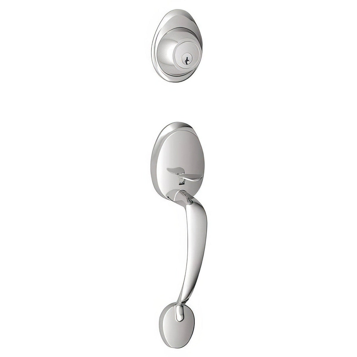 Dexter by Schlage JH58BAR625 polished chrome single cylinder handleset