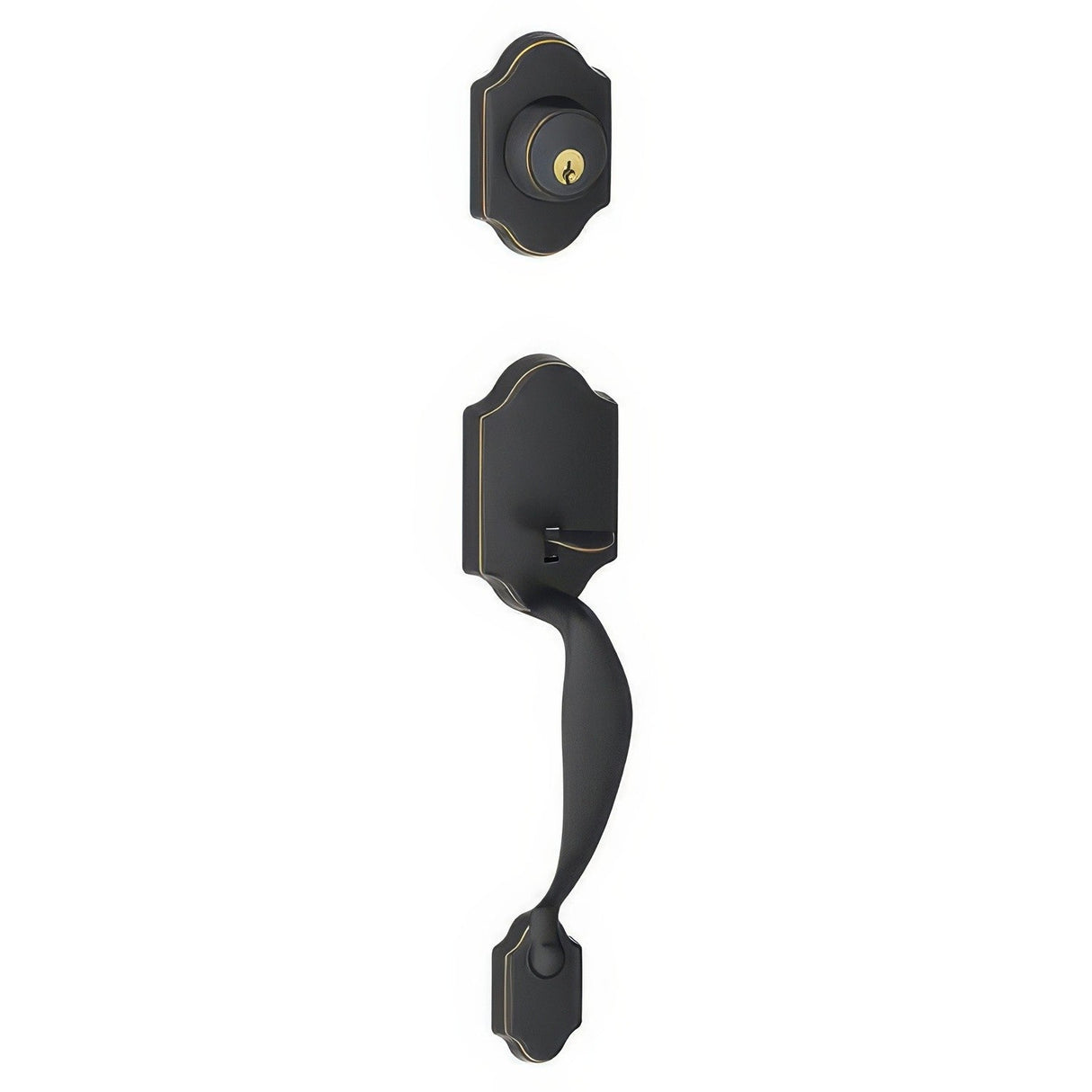 Schlage JH58PRS716 Paris single cylinder handleset, additional view