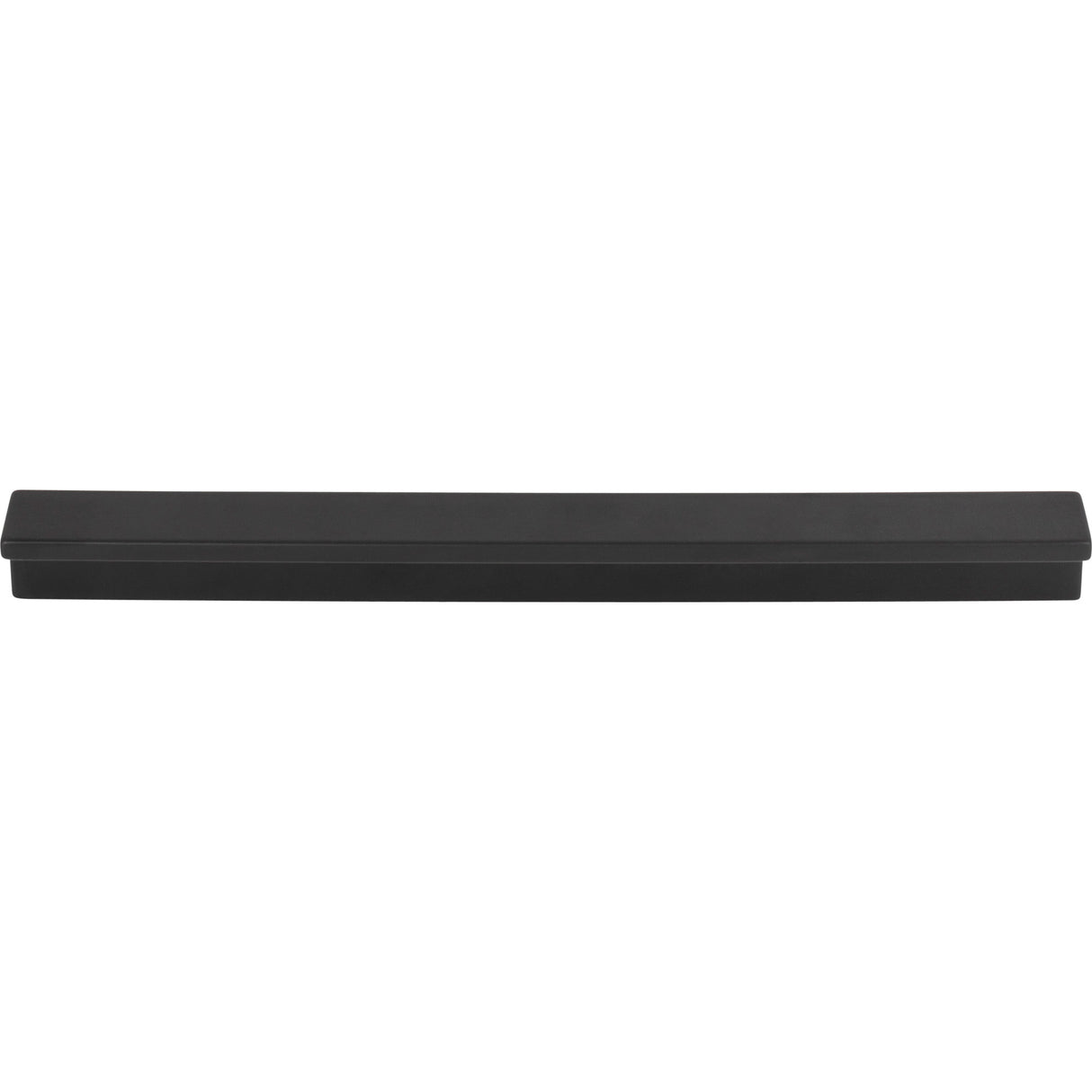 Top Knobs TK1044BLK Minetta 7 9/16" Center to Center Finger Pull Flat Black