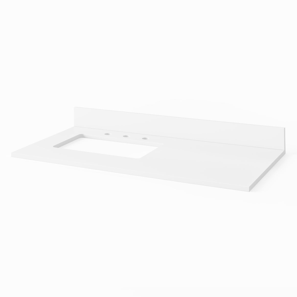 Jeffrey Alexander Katara 42" Black Single Sink Bathroom Vanity with White Quartz Top - 8 in. Widespread Faucet Top product image 4