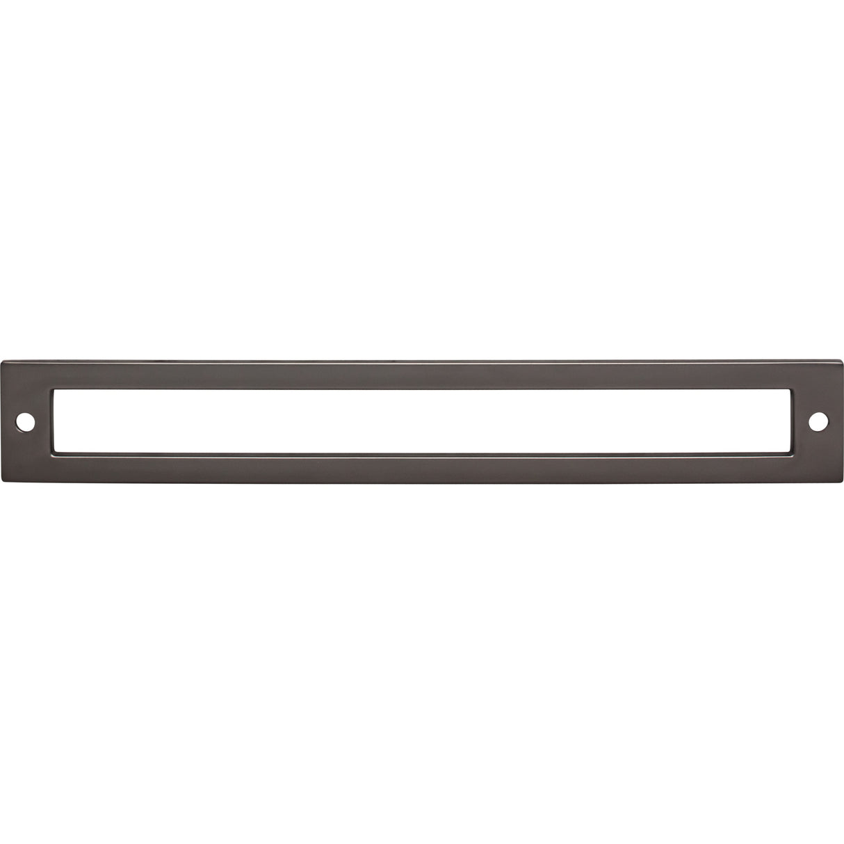 Top Knobs TK927AG Hollin 7 9/16" Center to Center Pull Backplate Ash Gray