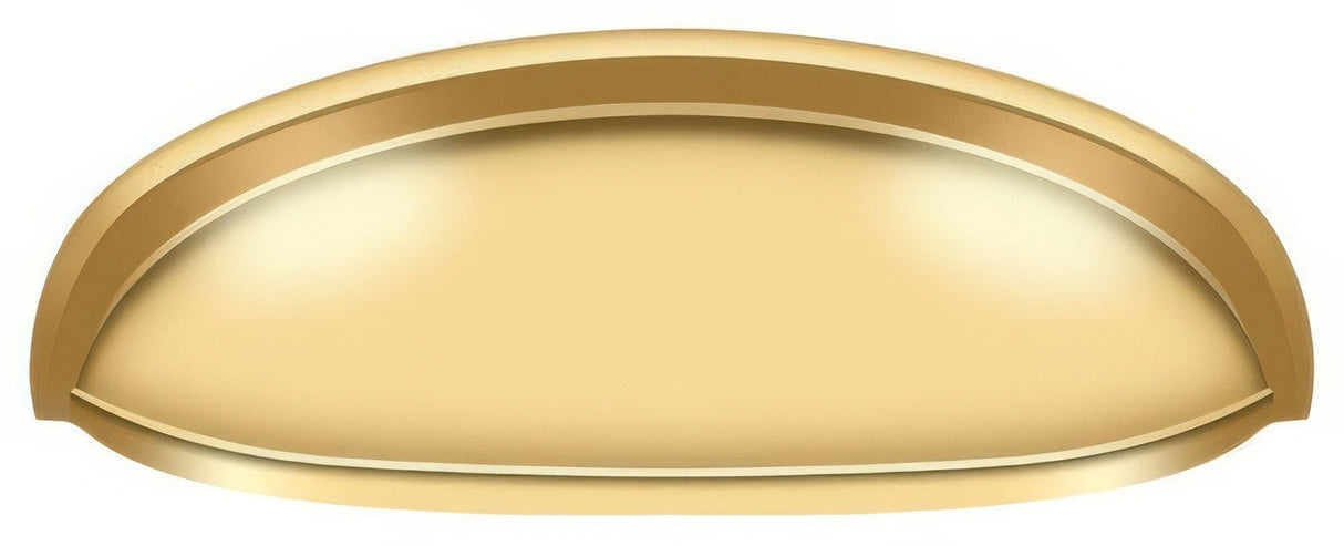 Deltana K407CR003 lifetime polished brass cabinet pull