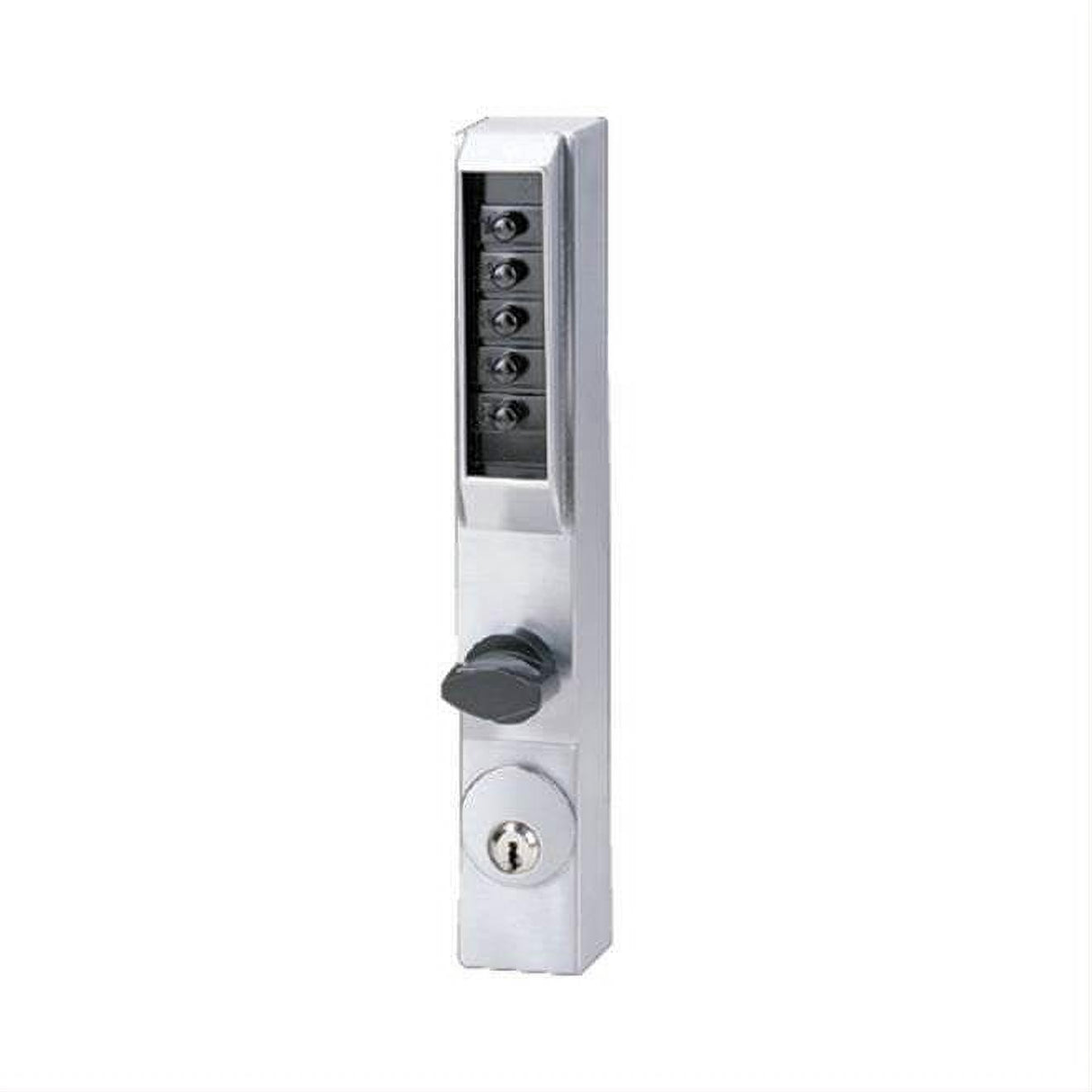 Kaba Simplex 300126D Pushbutton Lock Entry Passage Lockout Key Override Satin Chrome