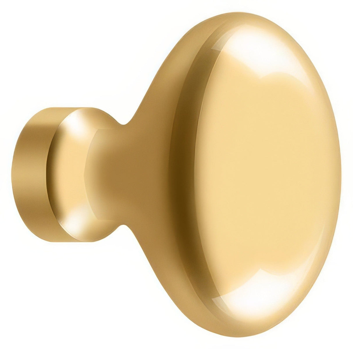 Deltana KE125CR003 lifetime polished brass cabinet knob