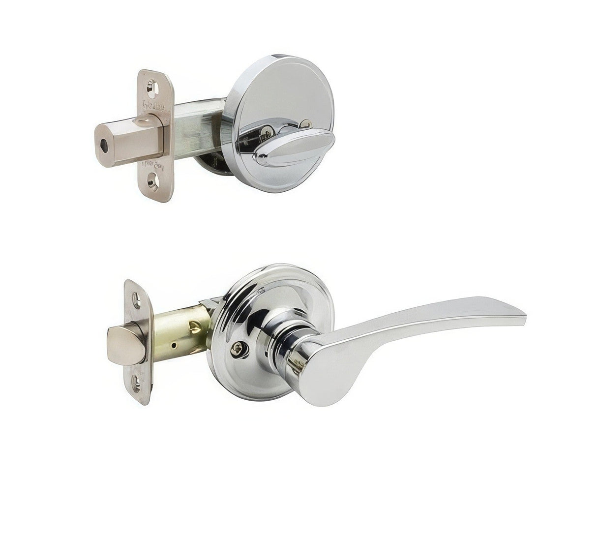 Copper Creek KL2890LHPS polished stainless single cylinder handleset