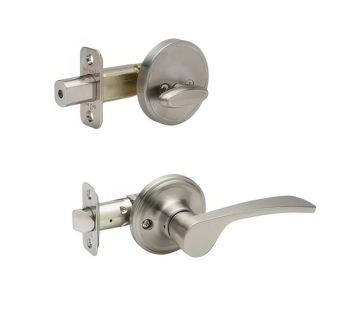 Copper Creek KL2890LHSS satin stainless single cylinder handleset