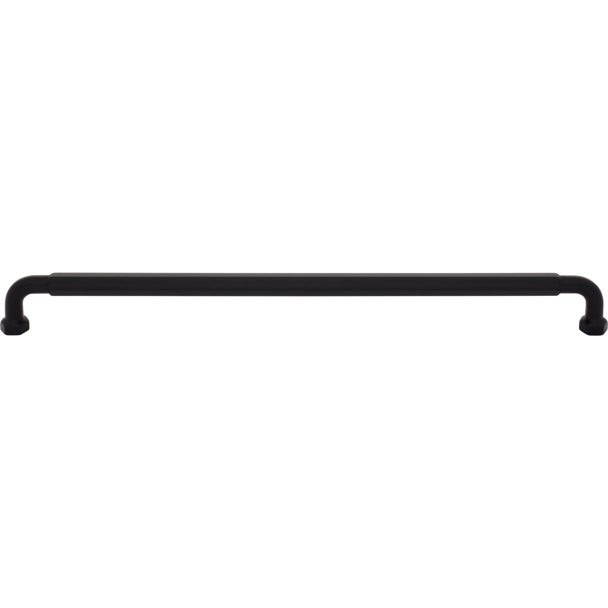 Top Knobs TK3206BLK Dustin 12" Center to Center Bar Pull Flat Black