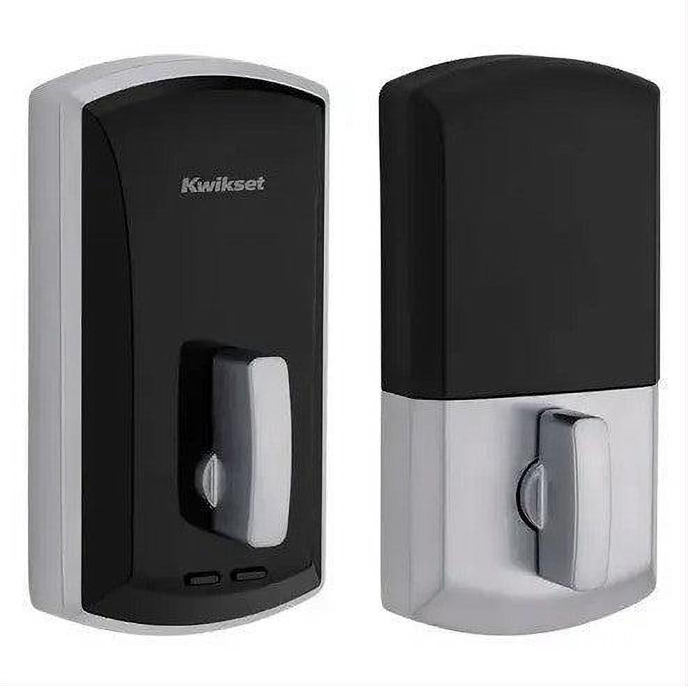 Kwikset 1000-1526D.FD.4L.STRKP.KS 20 Min UL Unite Electronic Smart MF Deadbolt Satin Nickel / Satin Chrome