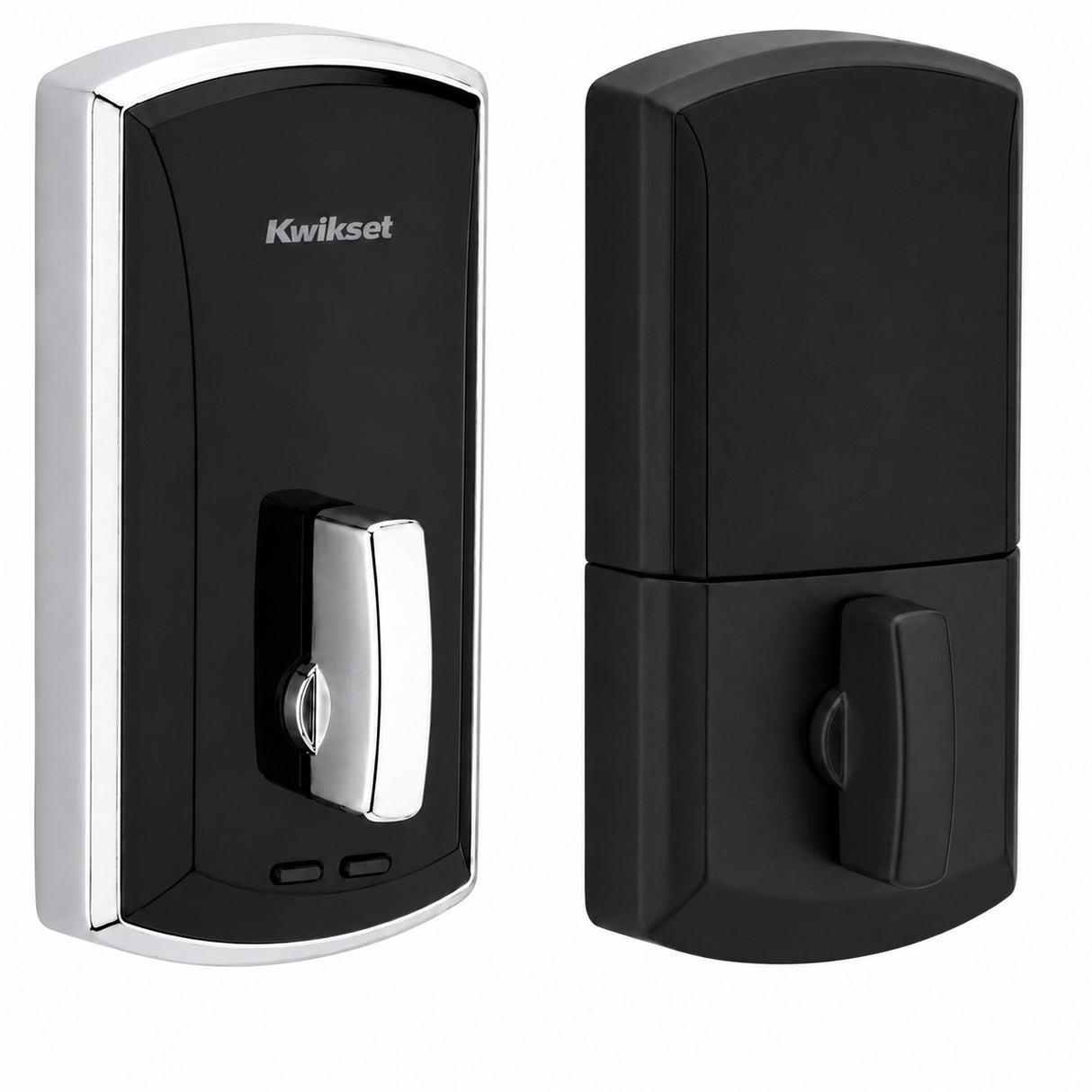 Kwikset 1000-15514.FD.4L.STRKP.KS 20 Min UL Unite Electronic Smart MF Deadbolt Satin Nickel / Matte Black