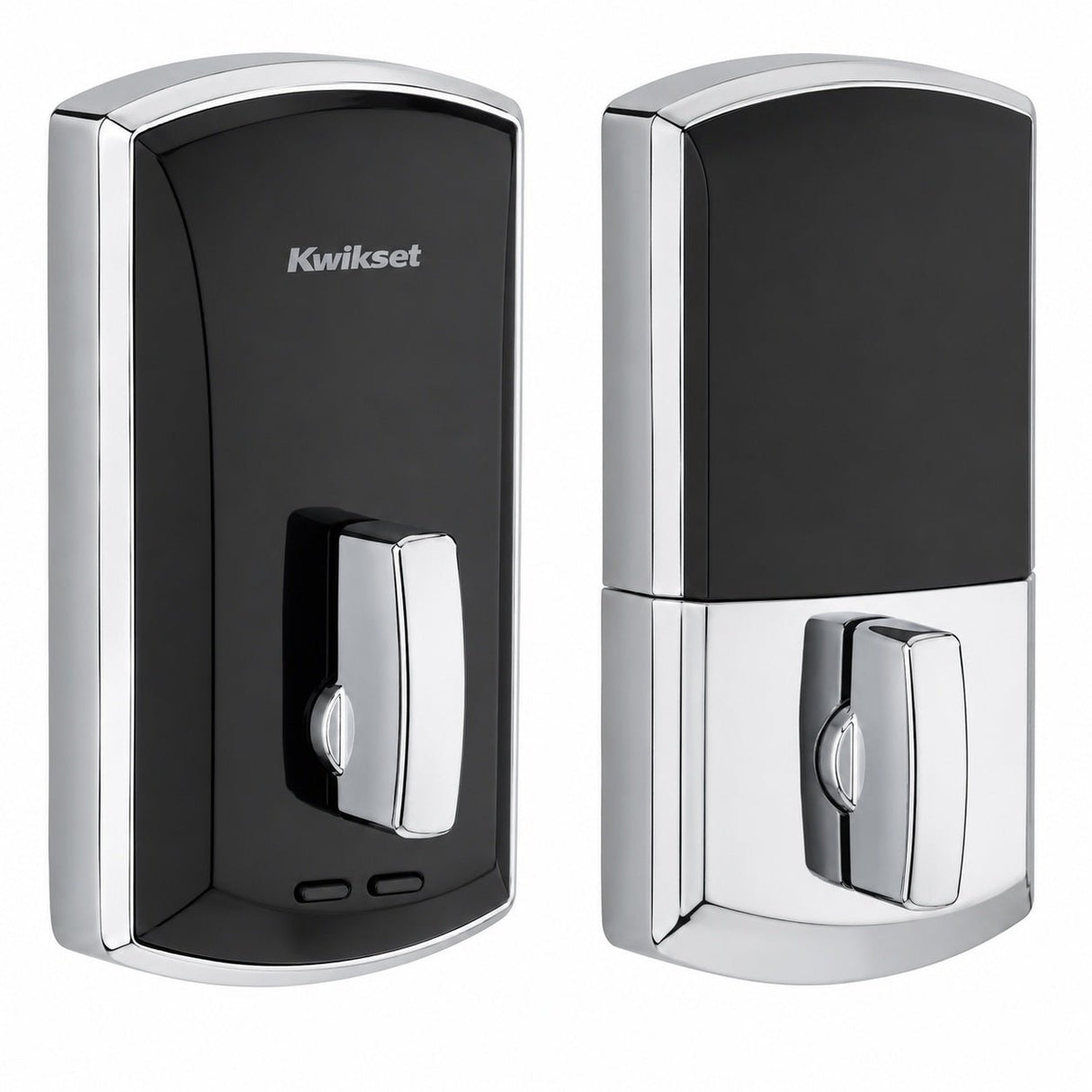 Kwikset 1000-2626D.FD.4L.STRKP.KS 20 Min UL Unite Electronic Smart MF Deadbolt Bright Chrome / Satin Chrome