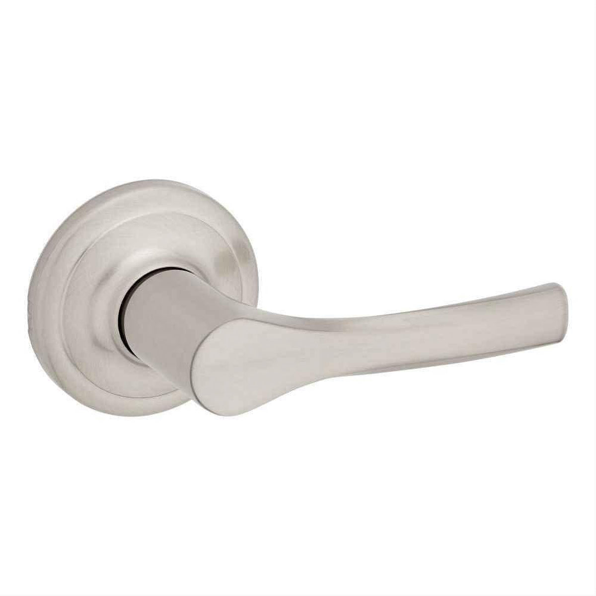 Kwikset 200HYL-15 Henley Lever Passage Door Lock and RCS Strike Satin Nickel
