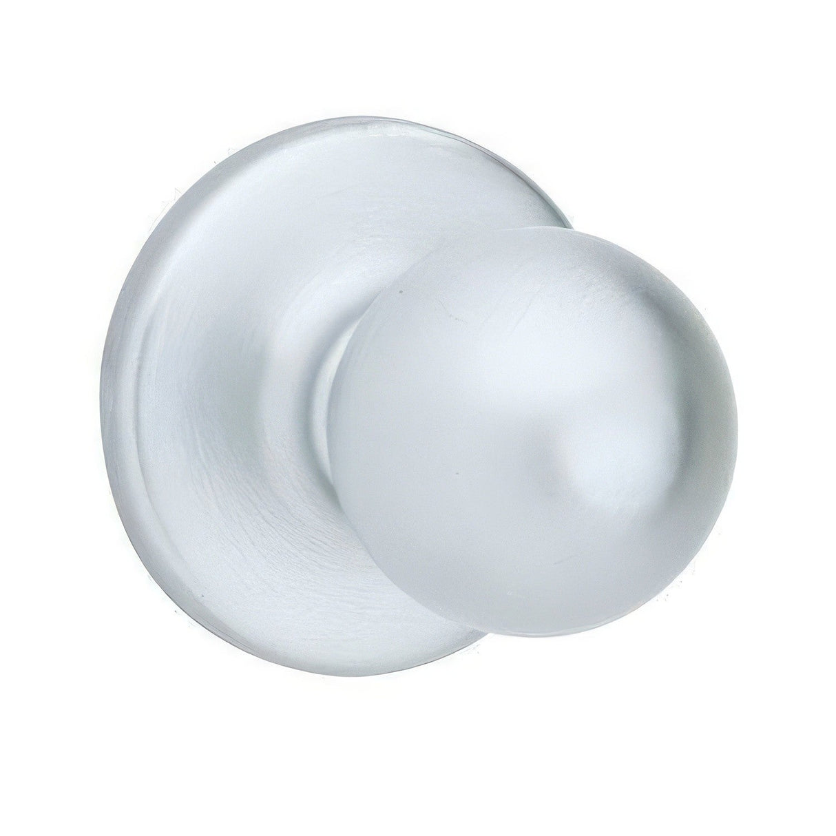 Kwikset 200P-26D Polo Knob Passage Door Lock and RCS Strike Satin Chrome
