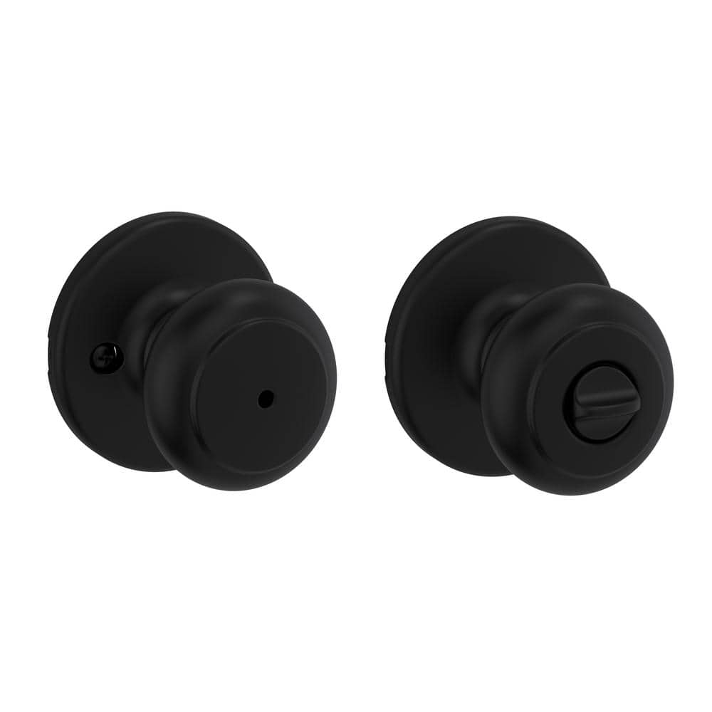 Kwikset 300CV-514 Cove Privacy Door Knob - Iron Black