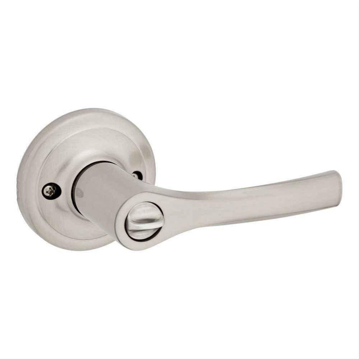 Kwikset 300HYL-15 Henley Lever Privacy Door Lock and RCS Strike Satin Nickel