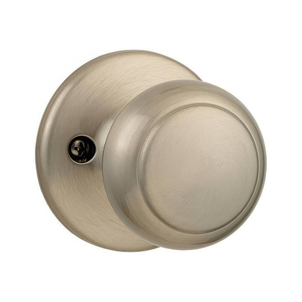 Kwikset 488CV-15 Cove Single Dummy Door Knob Satin Nickel