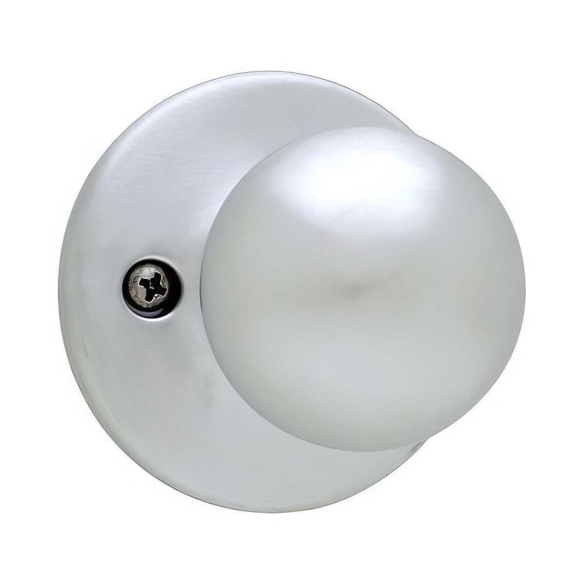 Kwikset 488P-26 Polo Knob Half Dummy Lock - Bright Chrome