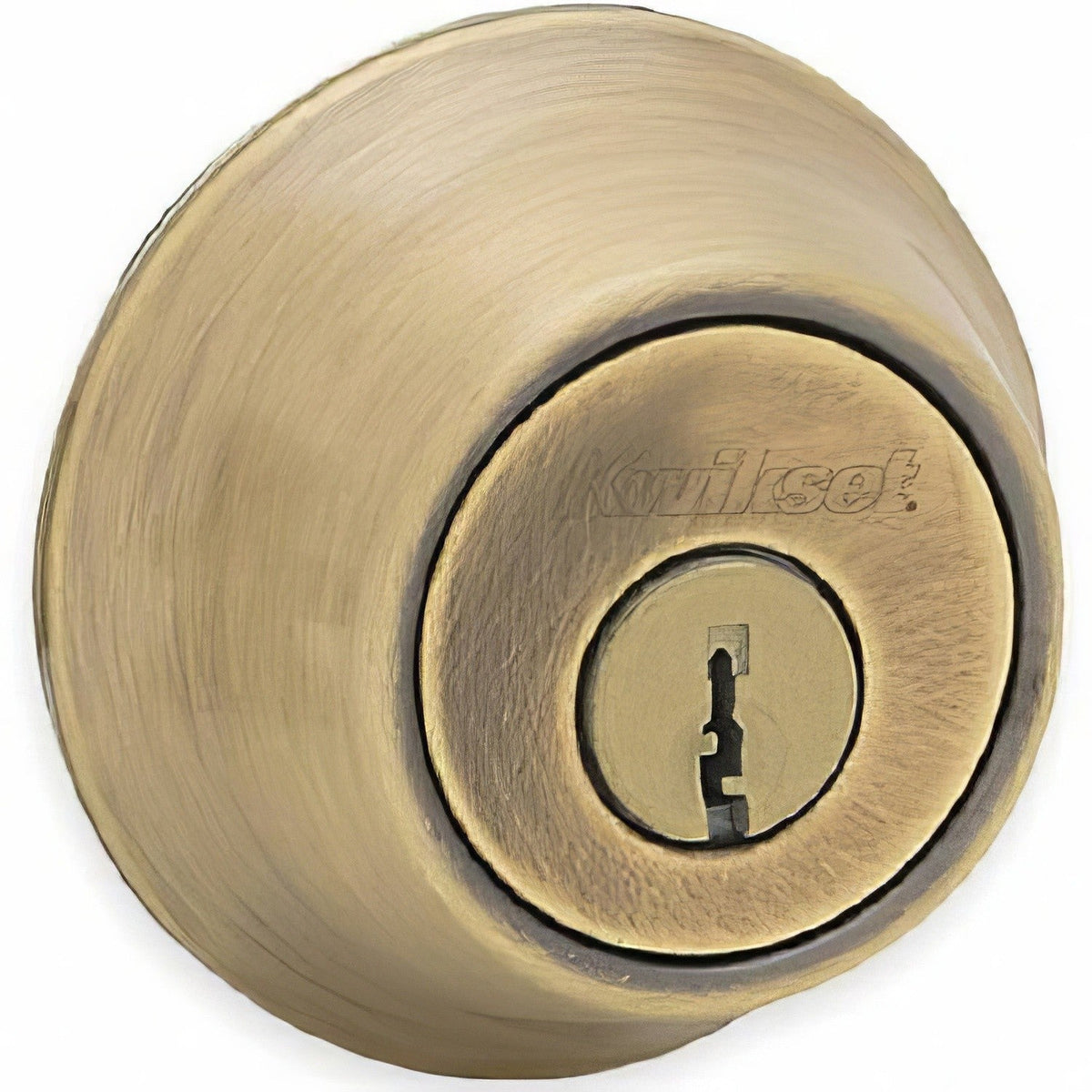 Kwikset 660-15.STRKP Single Cylinder Deadbolt with 6AL Latch and STRKP Strike Pack which includes Square Corner, Round Corner and 5303 Round Corner Full Lip Strikes K3 Satin Nickel