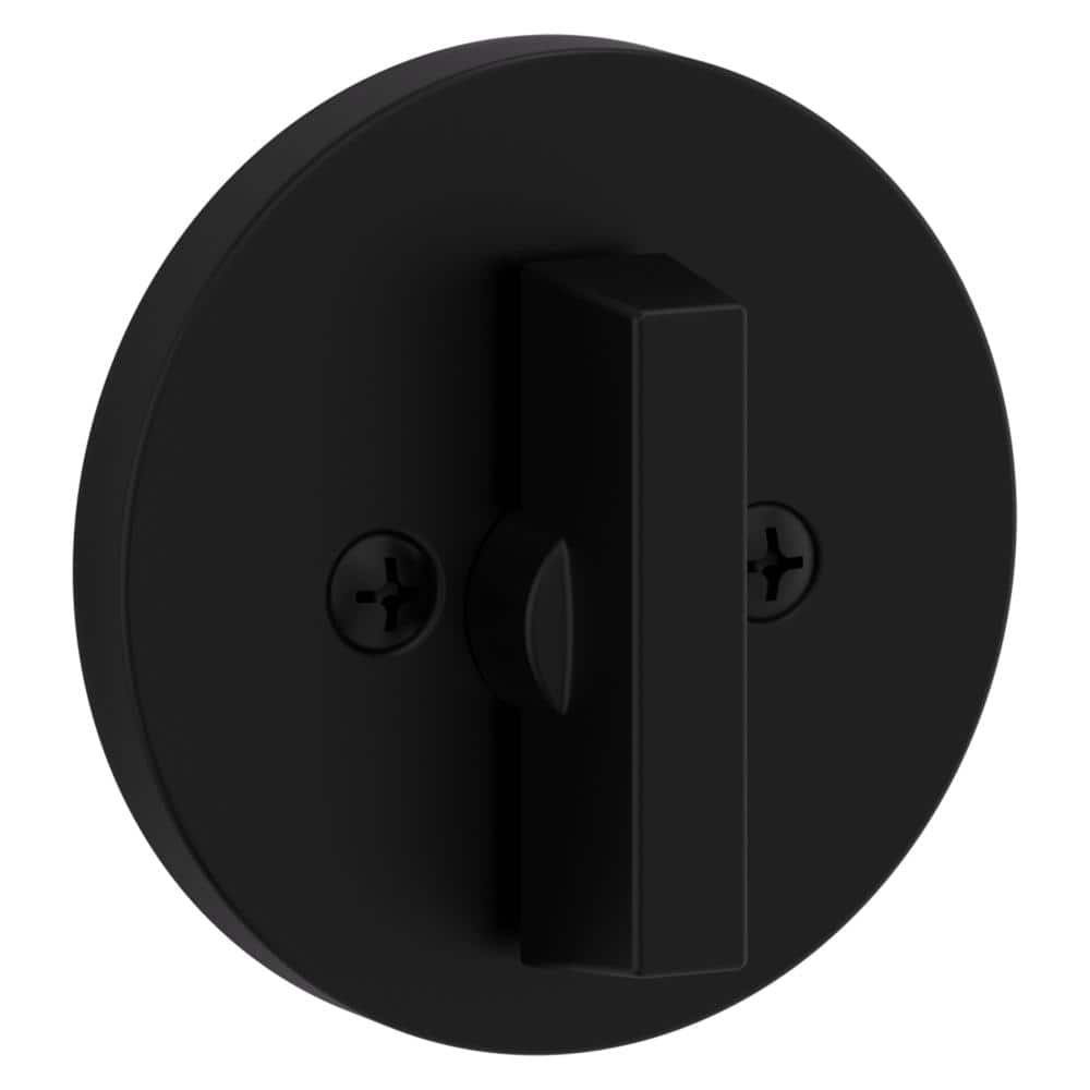 Kwikset 663-514.DS Security Series One Sided Deadbolt Matte Black