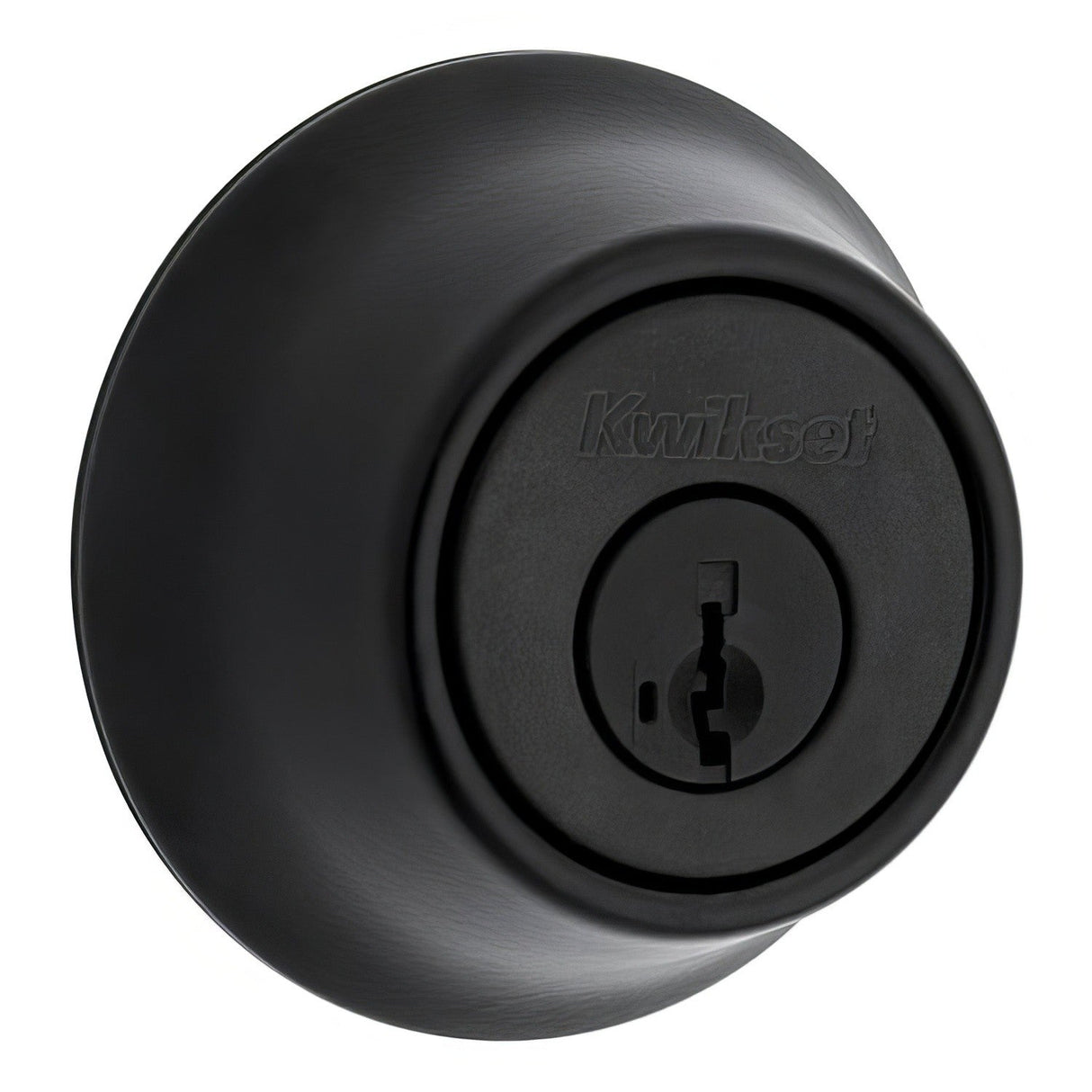 Kwikset 665-5S.STRKP Double Cylinder Deadbolt with RCAL Latch and STRKP Strike Pack which includes Square Corner, Round Corner and 5303 Round Corner Full Lip Strikes Antique Brass