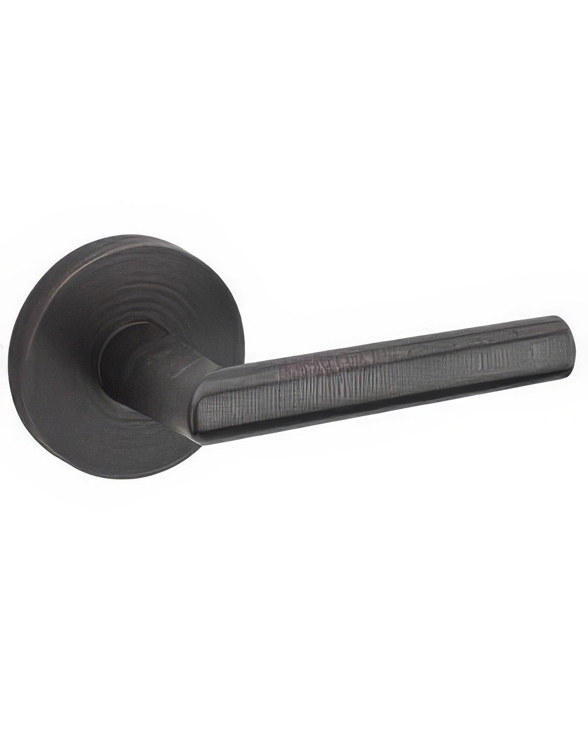 Kwikset 720MILRDT-11P Milan Passage Door Lever with Round Rosette Venetian Bronze