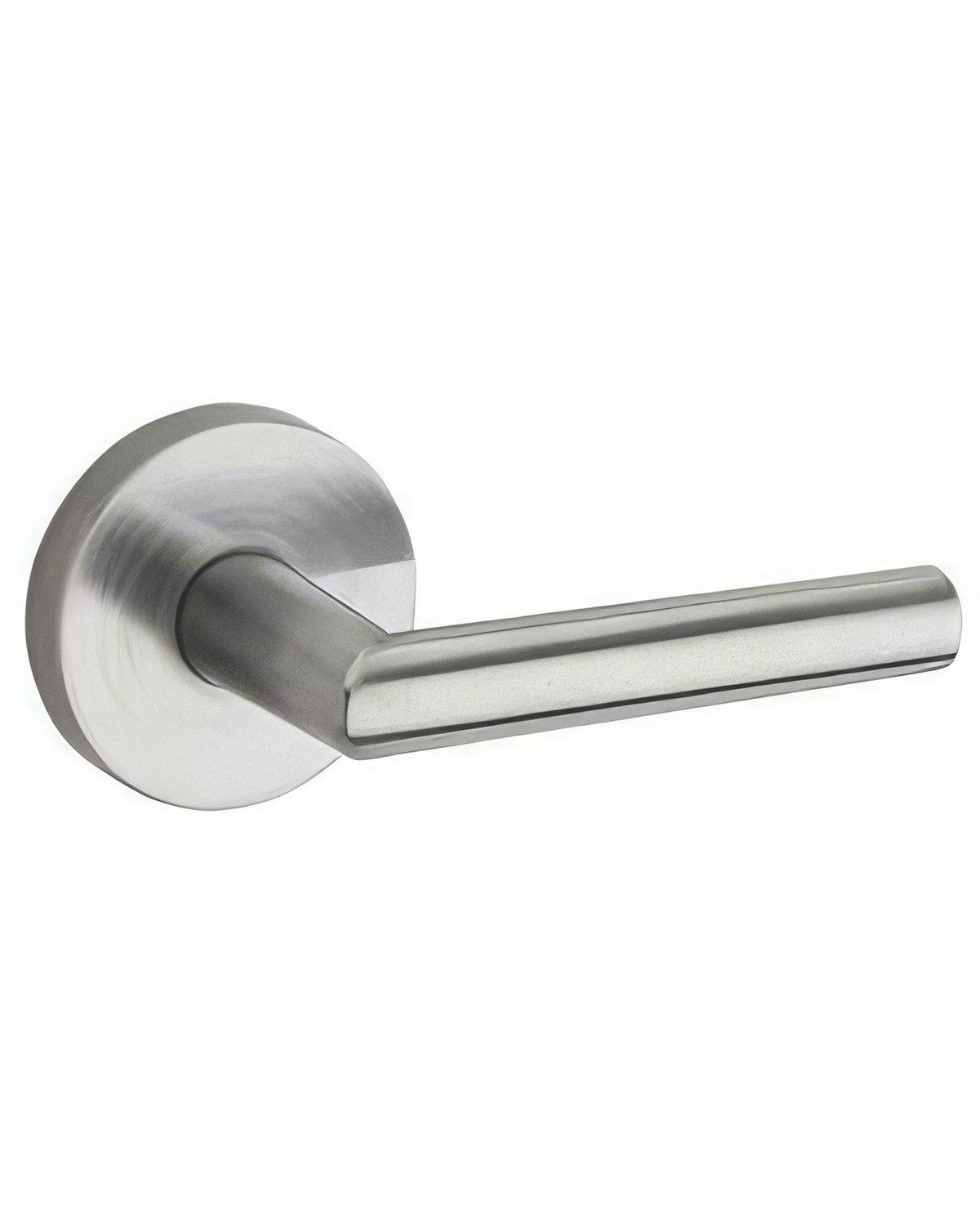 Kwikset 720MILRDT-26D Milan Passage Door Lever with Round Rosette Satin Chrome