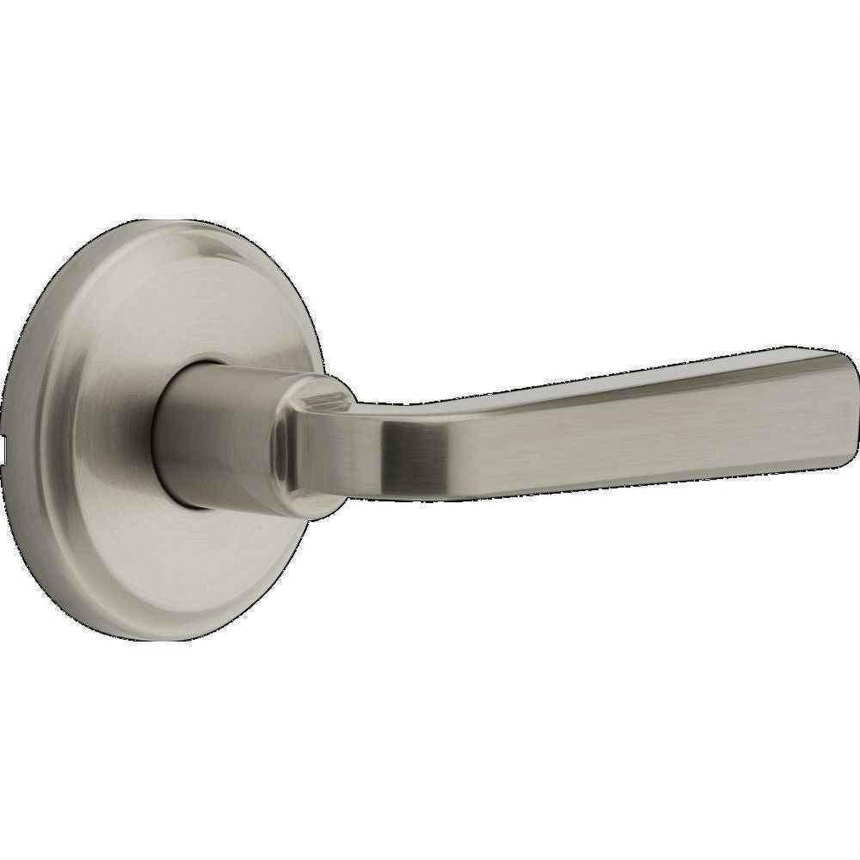 Kwikset 720TDL-15 Trafford Lever Passage Door Lock and RCS Strike Satin Nickel