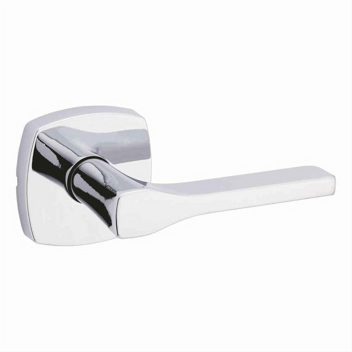 Kwikset 720TPLMDT-26 Tripoli Lever with Midtown Rose Passage Door Lock and RCS Strike Bright Chrome