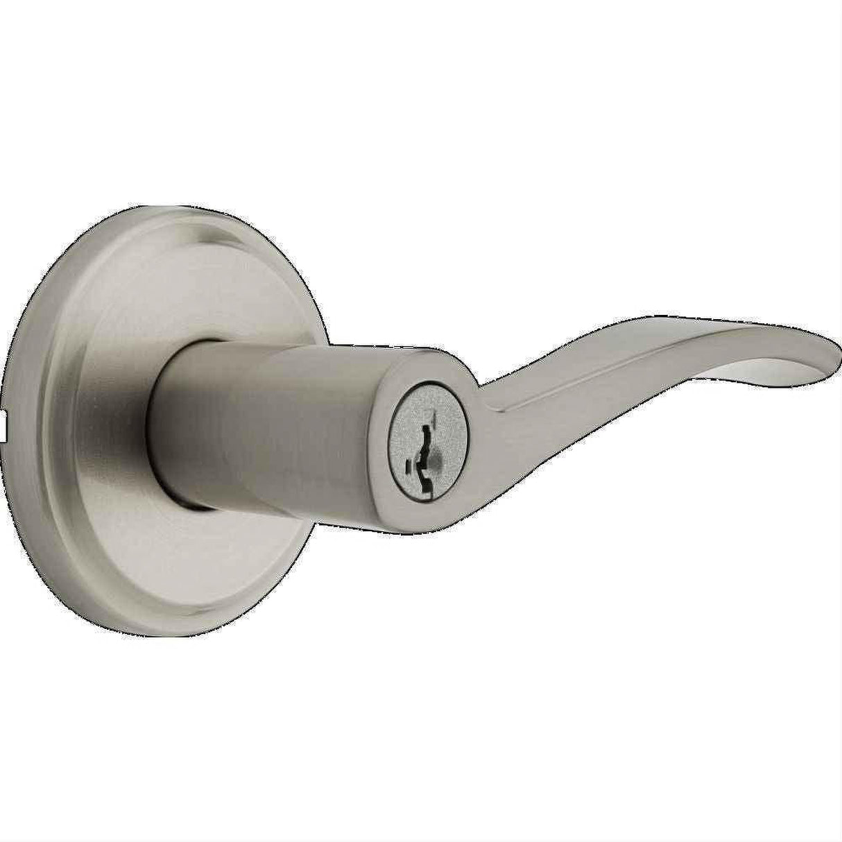 Kwikset 740SEL-15S Sedona Lever Entry Door Lock SmartKey and RCS Strike Satin Nickel