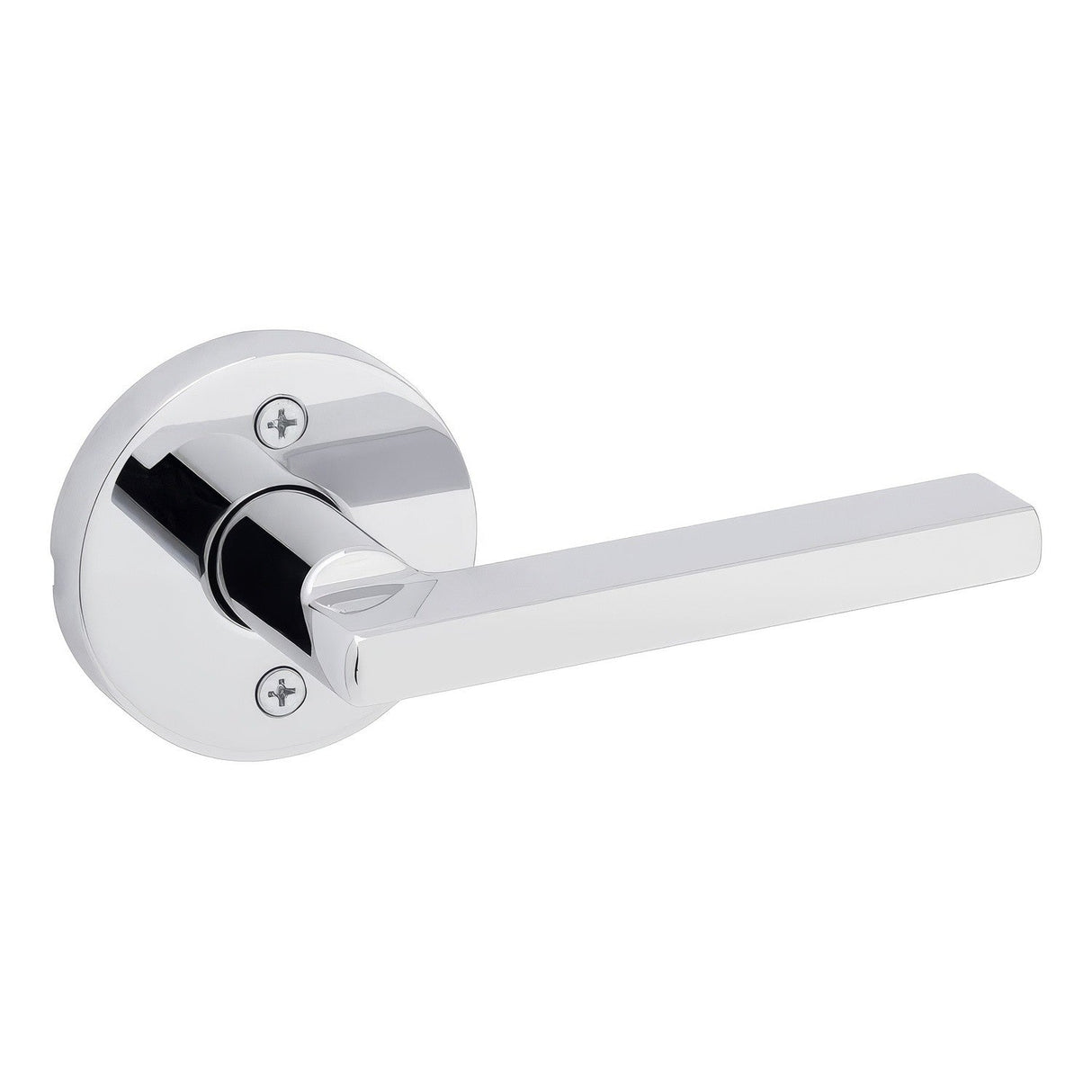 Kwikset 788HFLRDT-26 Halifax Half Dummy Door Lever with Round Rose Bright Chrome