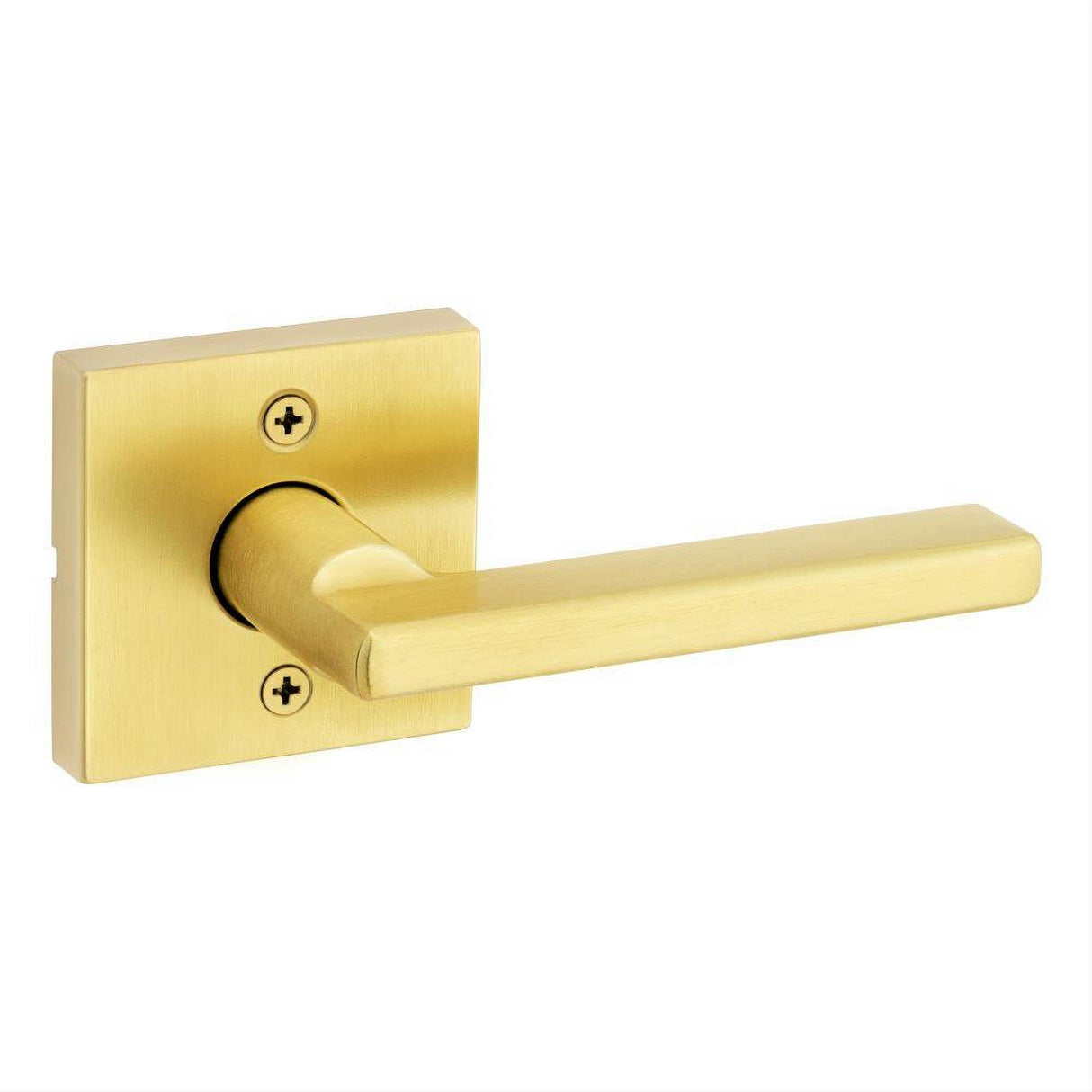 Kwikset 788HFLSQT-26D Halifax Half Dummy Door Lever with Square Rose Satin Chrome